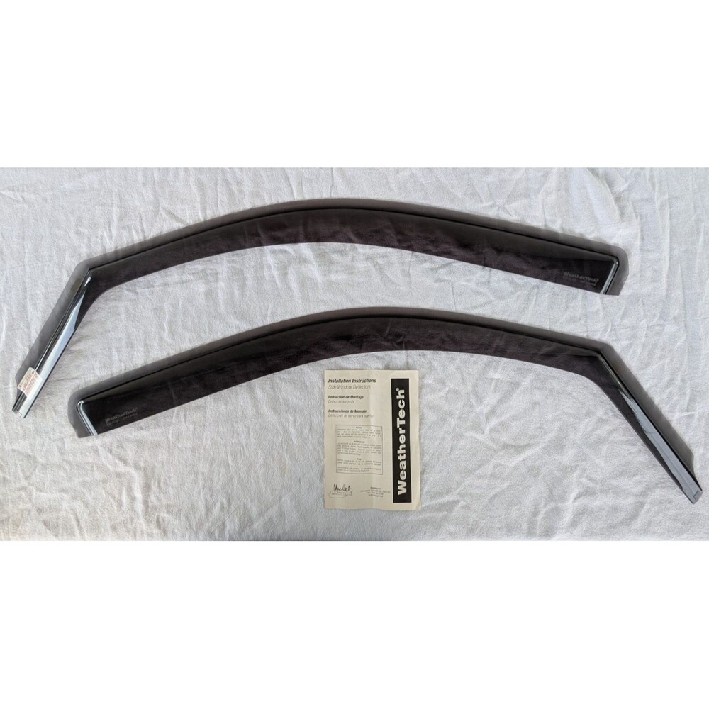 NEW WeatherTech Front Side Window Deflector 2pc Set 80740 Silverado Sierra 14-19